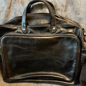 Black Jack Spade Leather computer briefcase